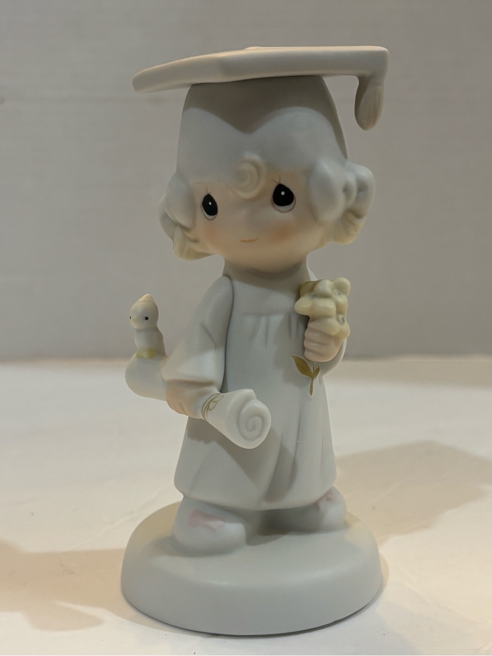 VINTAGE PRECIOUS MOMENTS “The Lord Bless You And Keep You” Porcelain Figurine
